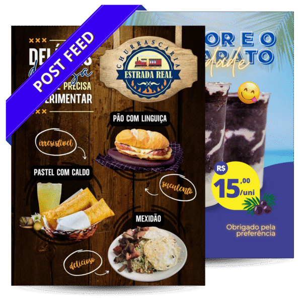 Pacote de Criativos para Feed do Instagram/Facebook