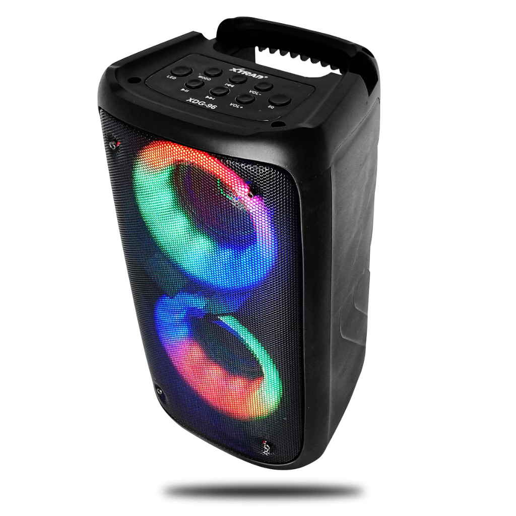 Caixa de som Bluetooth Potente Multimídia com LED RGB Subwoofer TWS Estéreo sem fio XDG-96-XTRAD
