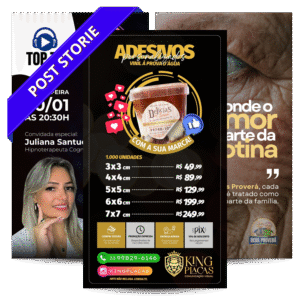 Criação de Storie Animado (Motion) para envio ou uso em Redes Sociais