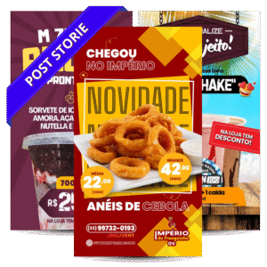 Pacote de Criativos para Storie do Instagram/Facebook e Status do Whatsapp