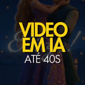 Vídeo Criativo com Inteligência Artificial | Até 40 Segundos